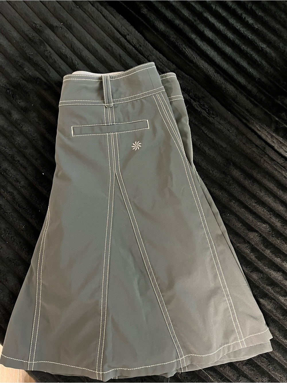 Athleta Paneled Skort with White Contrast Stitching